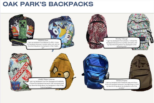 Backpacks speak to owners' personalities